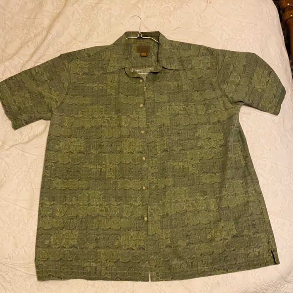 Green St. John’s Bay button down shirt